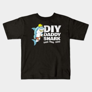 DIY Daddy Shark, Fathers Day Gift Kids T-Shirt